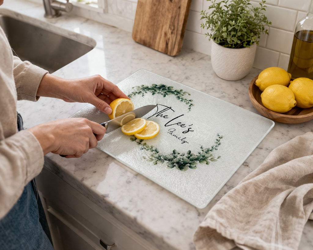 Personalized Glass Board / Tábua de Vidro Personalizada